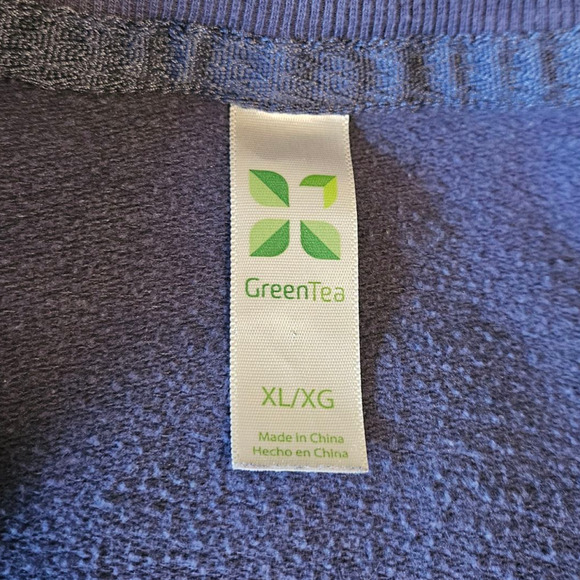 But First Coffee Sweatshirt Blue Women's XLarge - Picture 4 of 6